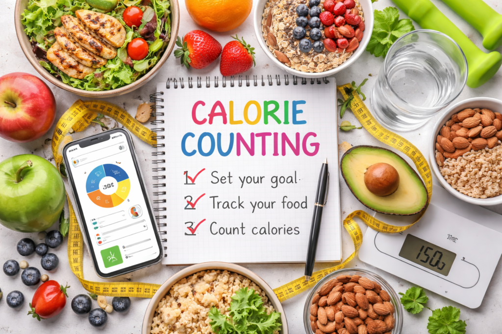 صحت مند طرز زندگی اور کیلوری گنتی