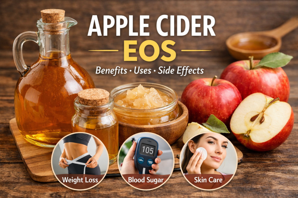 فوائد سیب کے سرکہ کے ای او ایس