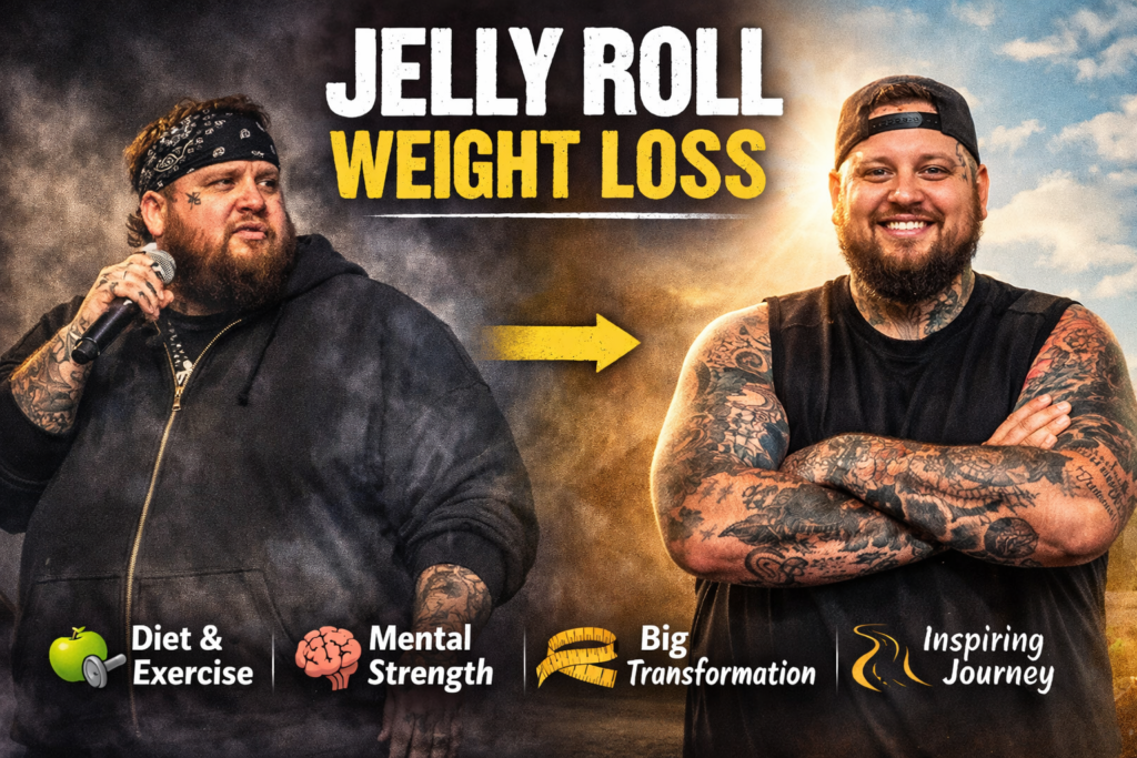 Jelly Roll Weight Loss jelly roll's remarkable weight loss journey